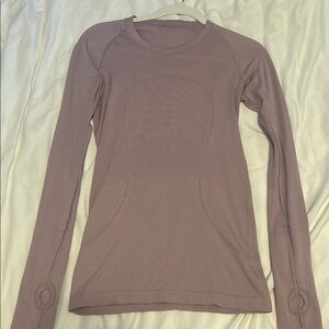 Lululemon Purple Fitted Long Sleeve Hoodie
